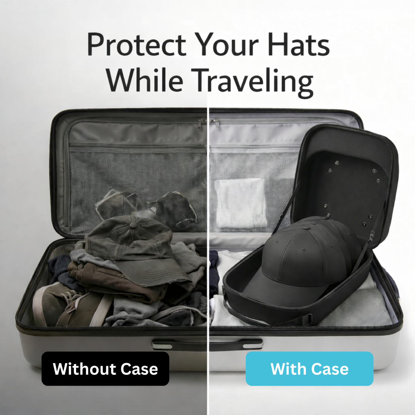 Hat Travel Case 2-Pack