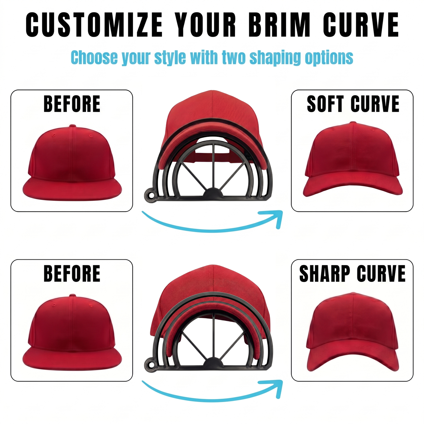 Hat Brim Bender 2-Pack