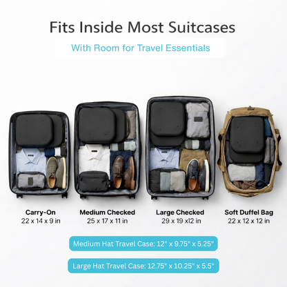 Hat Travel Case 2-Pack
